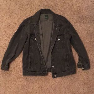 Women’s black denim jacket